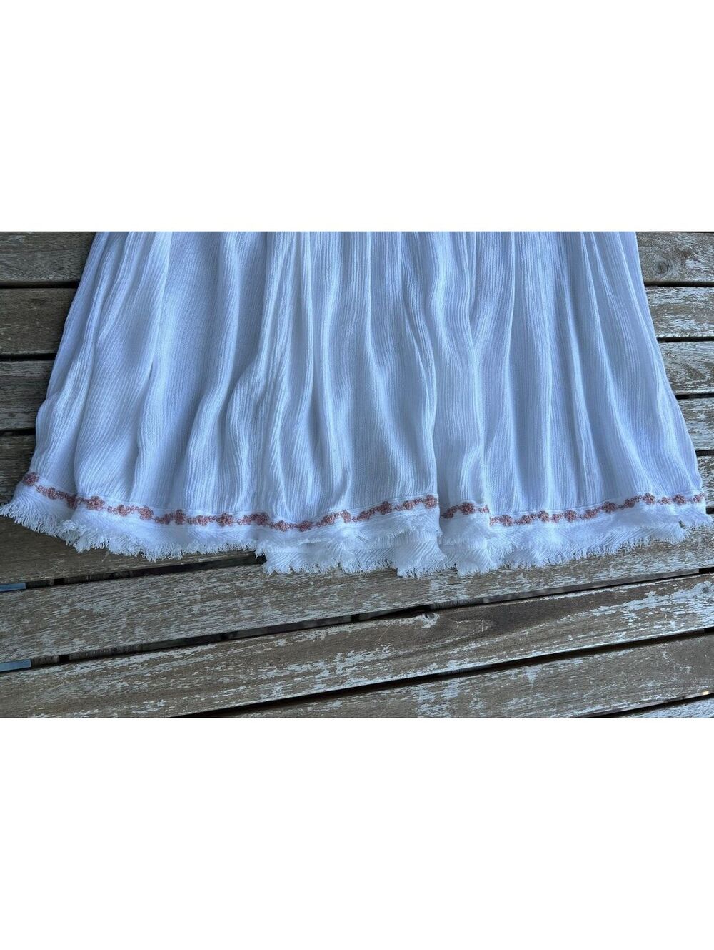 Free People Sleeveless Diamond Embroidered white top - Picture 8 of 8